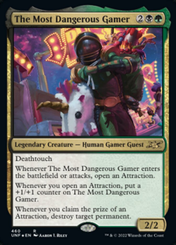 The Most Dangerous Gamer (Galaxy Foil) [Unfinity] | I Want That Stuff Brandon