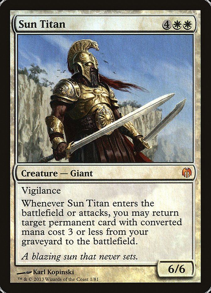 Sun Titan [Duel Decks: Heroes vs. Monsters] | I Want That Stuff Brandon