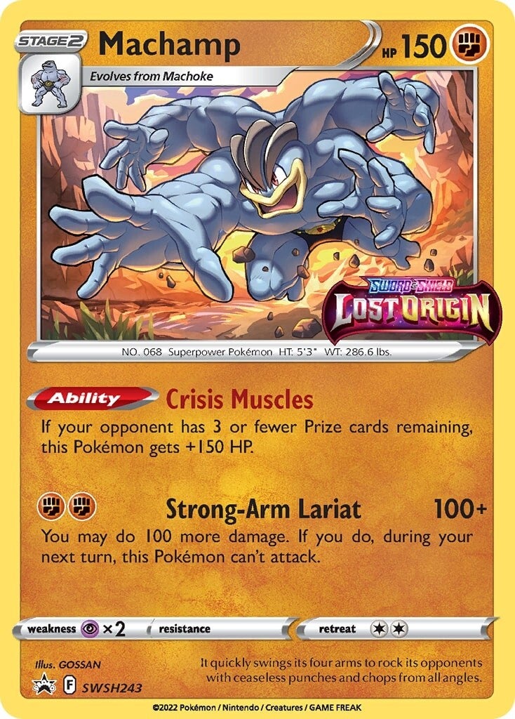 Machamp (SWSH243) [Sword & Shield: Black Star Promos] | I Want That Stuff Brandon