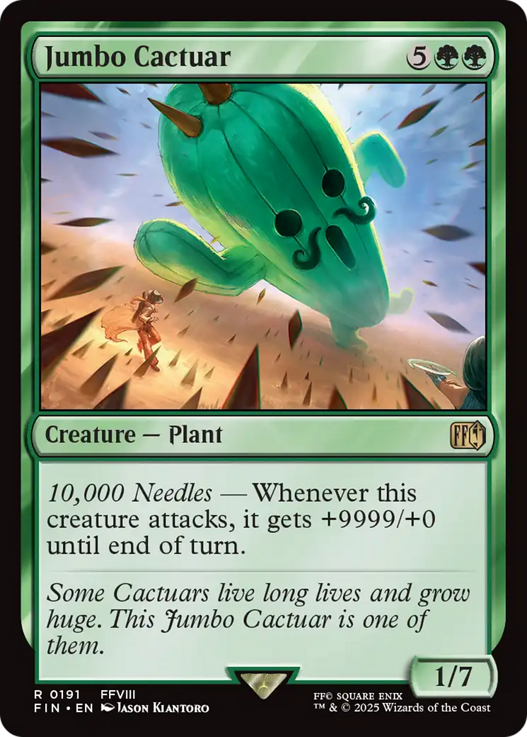 Jumbo Cactuar [FINAL FANTASY] | I Want That Stuff Brandon