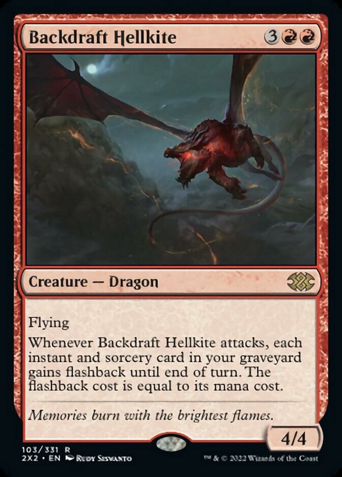 Backdraft Hellkite [Double Masters 2022] | I Want That Stuff Brandon