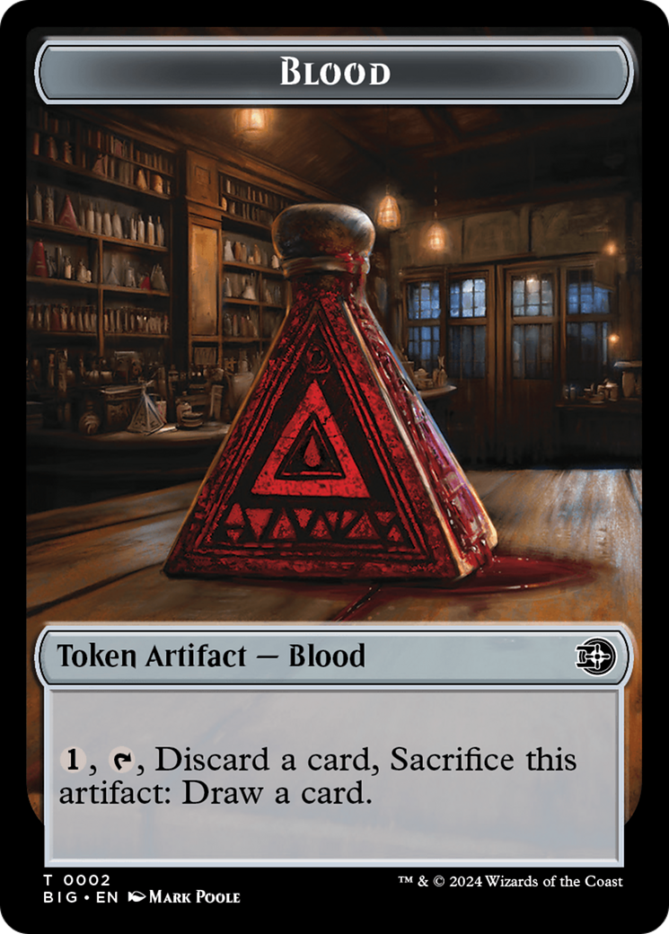 Blood Token [Outlaws of Thunder Junction: The Big Score Tokens] | I Want That Stuff Brandon