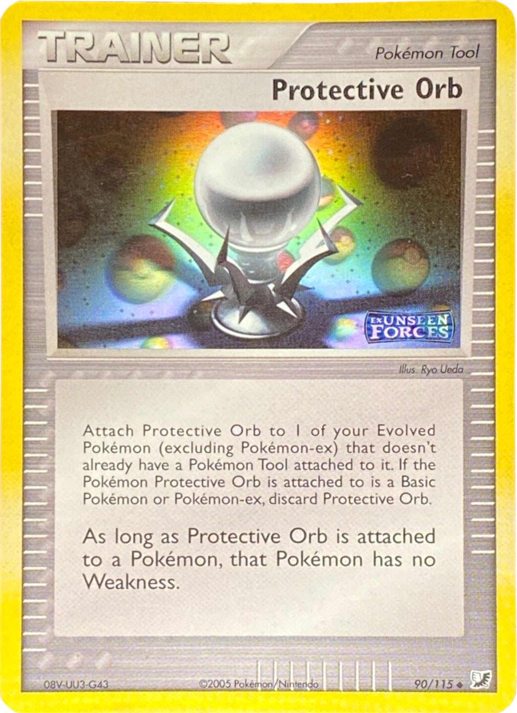 Protective Orb (90/115) (Stamped) [EX: Unseen Forces] | I Want That Stuff Brandon