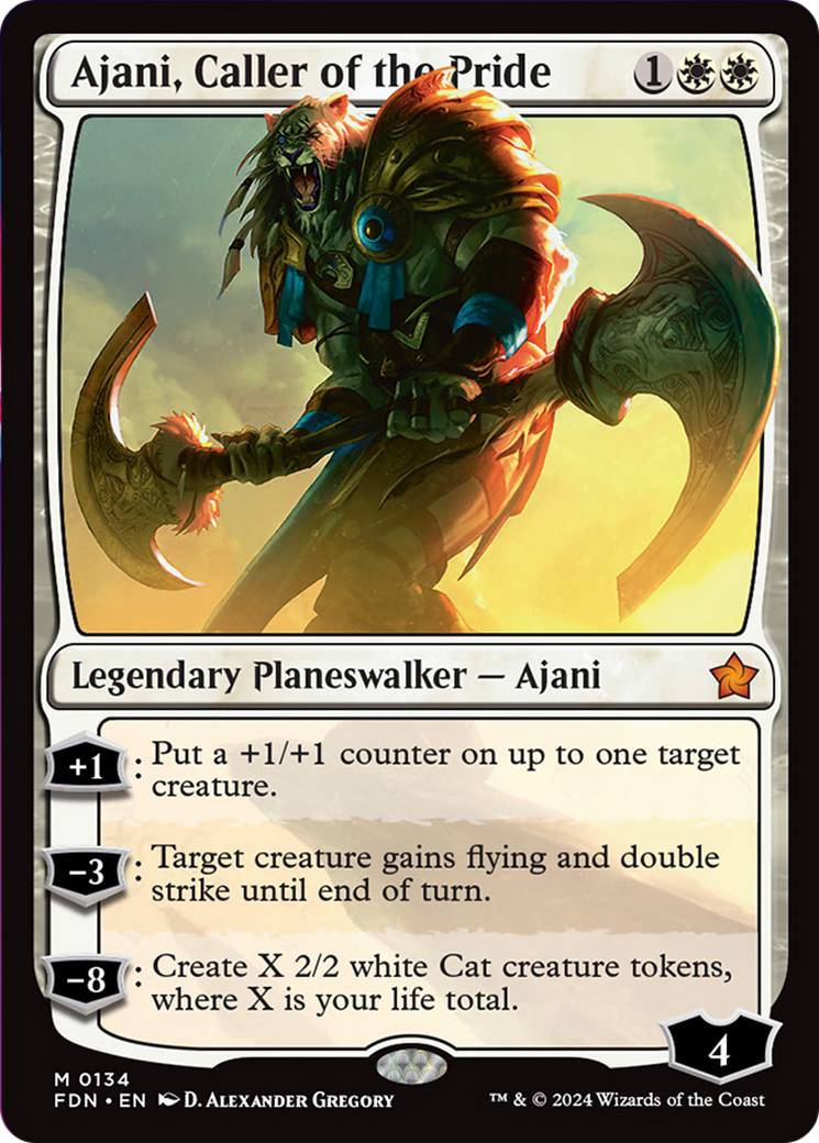 Ajani, Caller of the Pride [Foundations] | I Want That Stuff Brandon