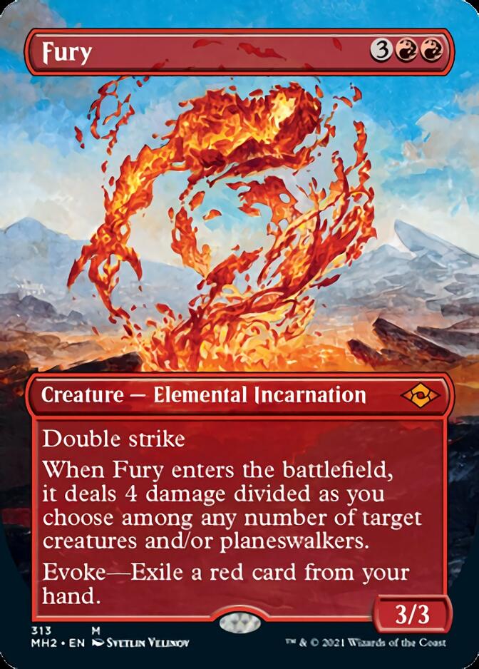 Fury (Borderless Alternate Art) [Modern Horizons 2] | I Want That Stuff Brandon