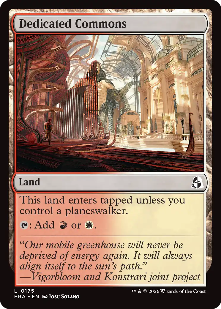 Dedicated Commons [Reality Fracture] | I Want That Stuff Brandon
