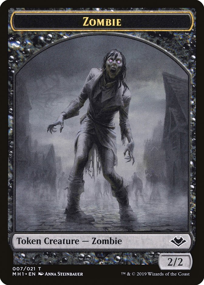 Zombie (007) // Myr (019) Double-Sided Token [Modern Horizons Tokens] | I Want That Stuff Brandon