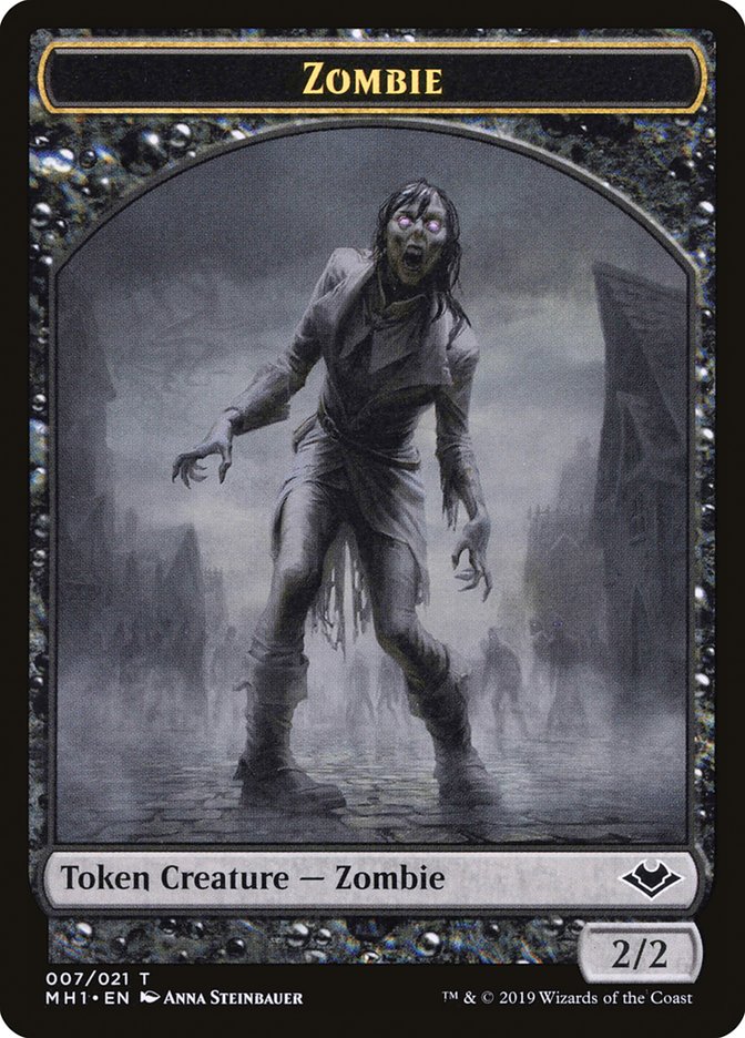 Angel (002) // Zombie (007) Double-Sided Token [Modern Horizons Tokens] | I Want That Stuff Brandon