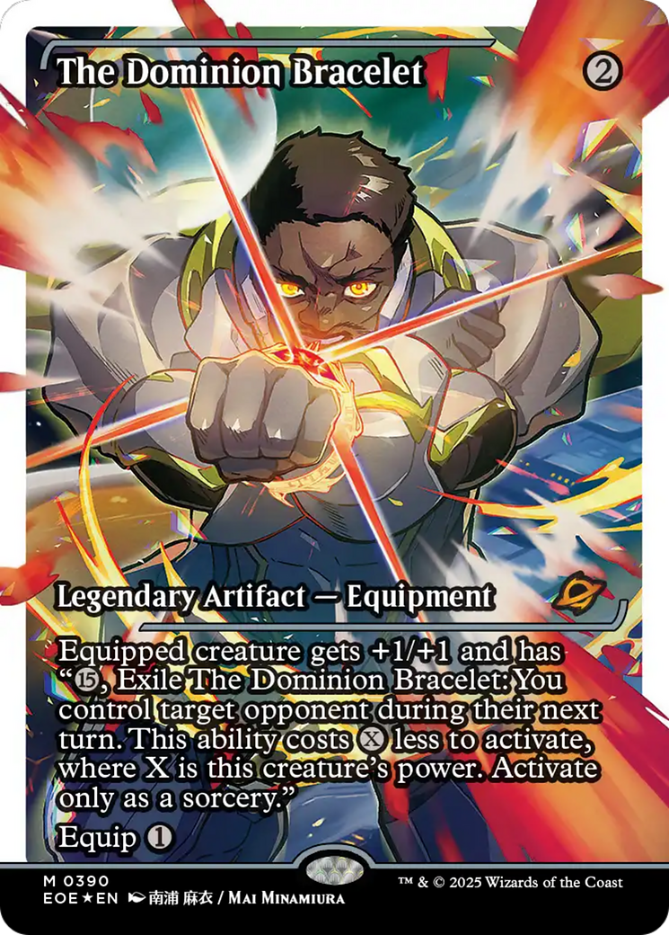 The Dominion Bracelet (Showcase) (Fracture Foil) [Edge of Eternities] | I Want That Stuff Brandon