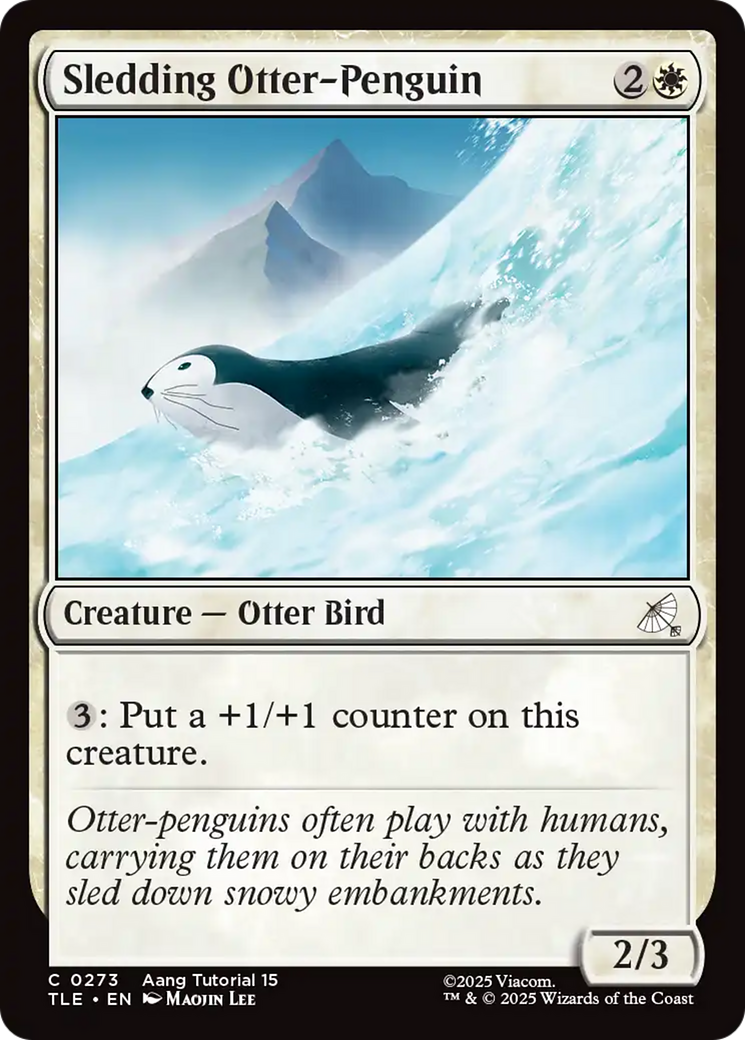 Sledding Otter-Penguin (0273) [Avatar: The Last Airbender: Eternal-Legal] | I Want That Stuff Brandon