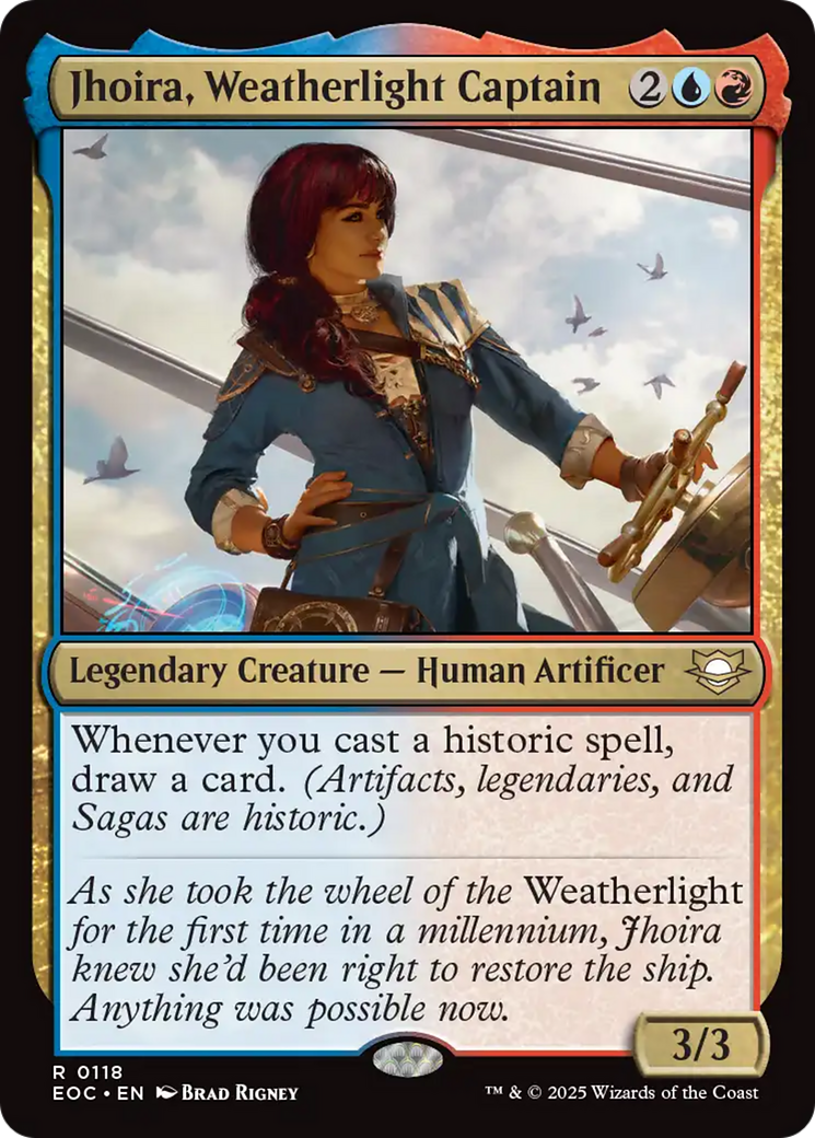 Jhoira, Weatherlight Captain [Edge of Eternities Commander] | I Want That Stuff Brandon