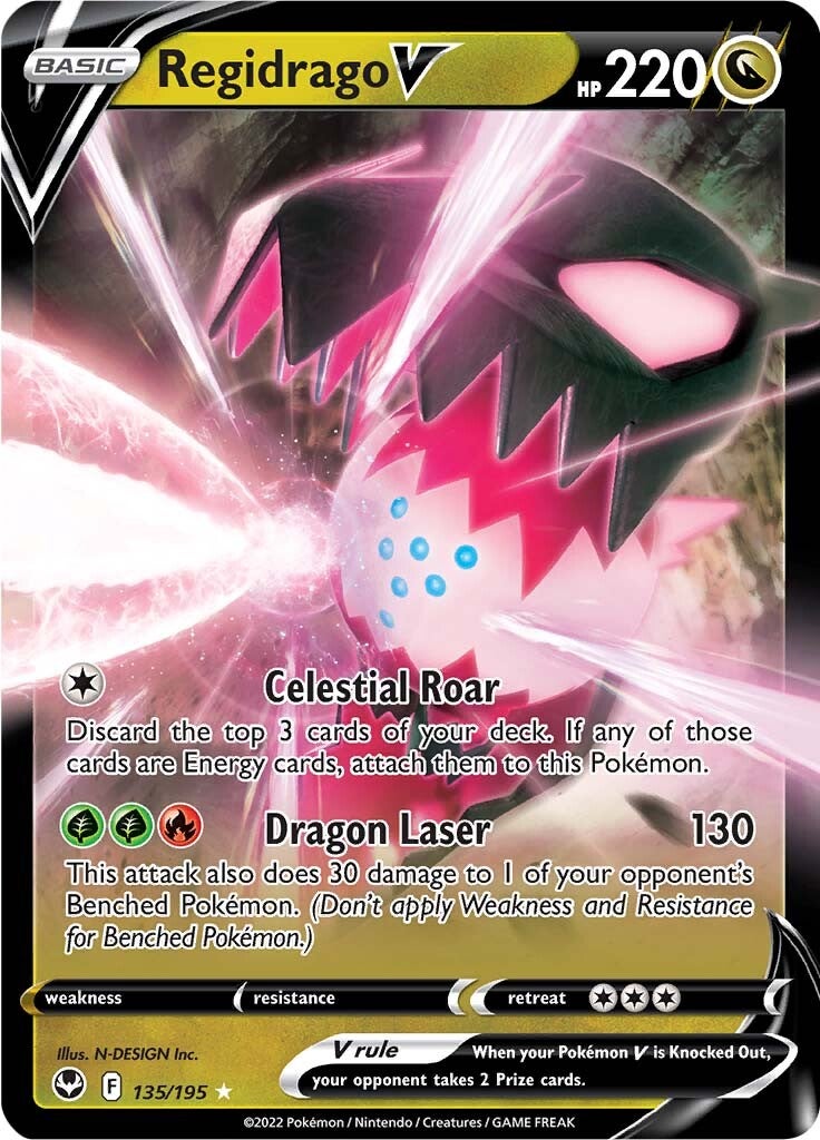 Regidrago V (135/195) [Sword & Shield: Silver Tempest] | I Want That Stuff Brandon
