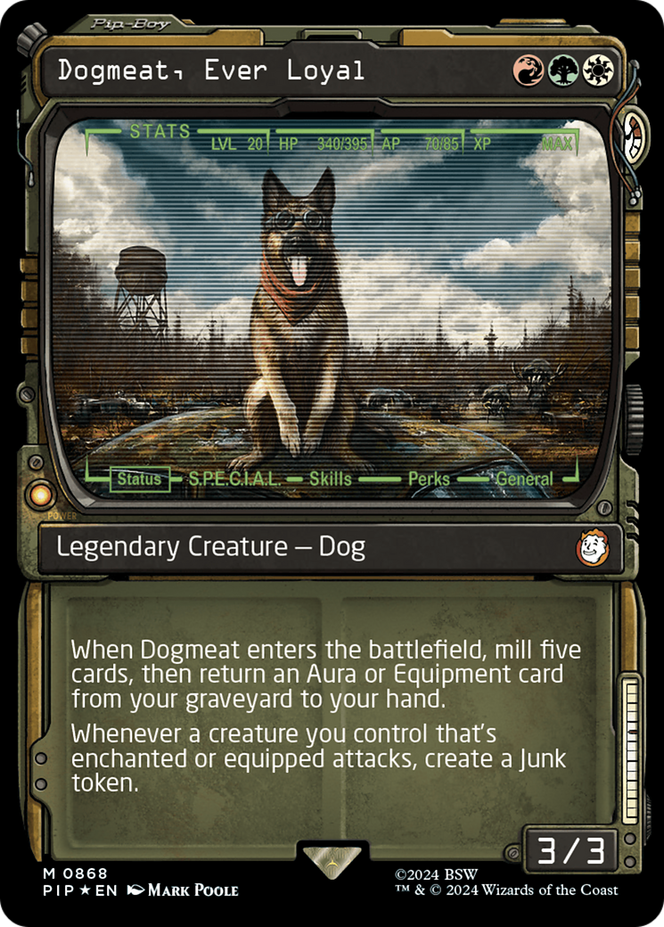 Dogmeat, Ever Loyal (Showcase) (Surge Foil) [Fallout] | I Want That Stuff Brandon