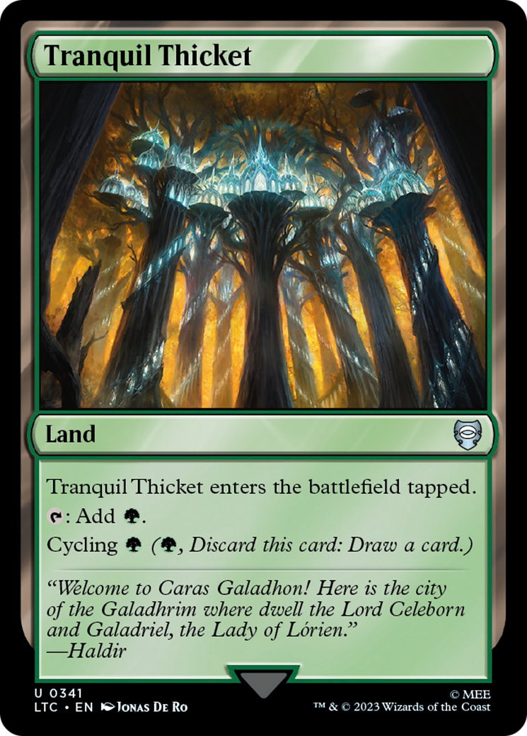 Tranquil Thicket [The Lord of the Rings: Tales of Middle-Earth Commander] | I Want That Stuff Brandon