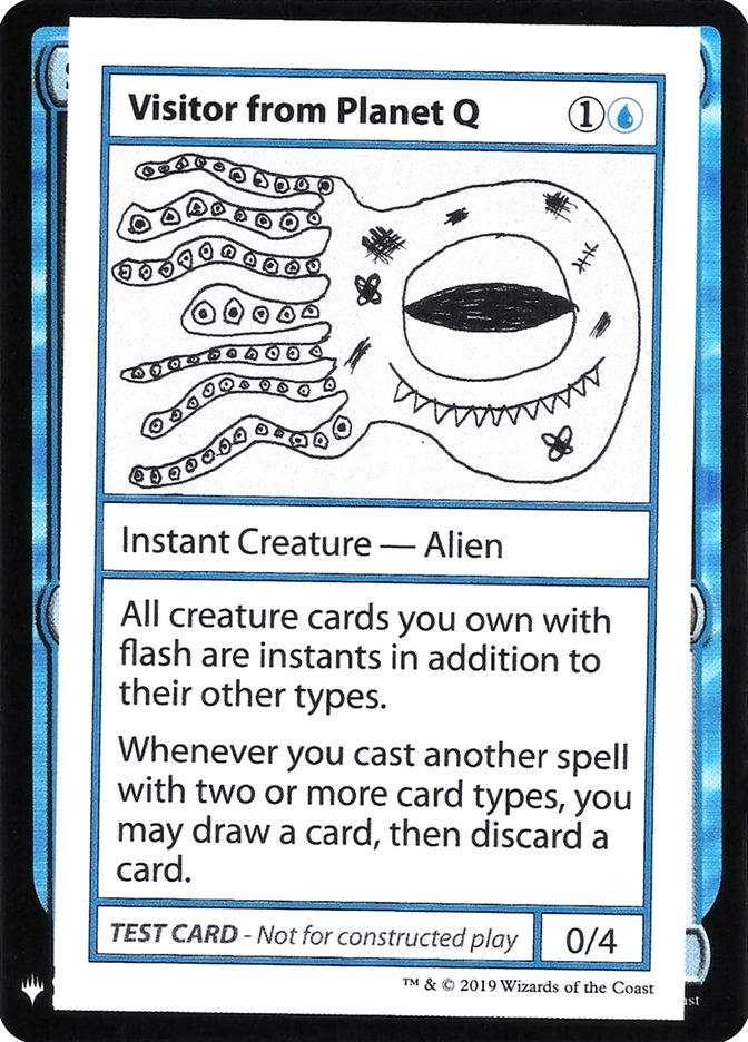 Visitor from Planet Q [Mystery Booster Playtest Cards] | I Want That Stuff Brandon