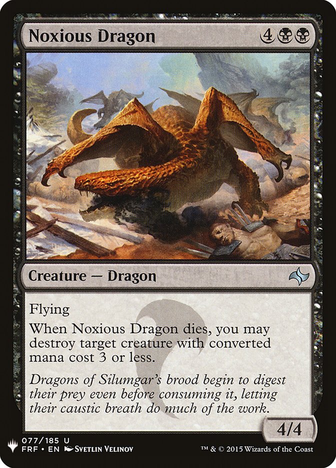 Noxious Dragon [Mystery Booster] | I Want That Stuff Brandon