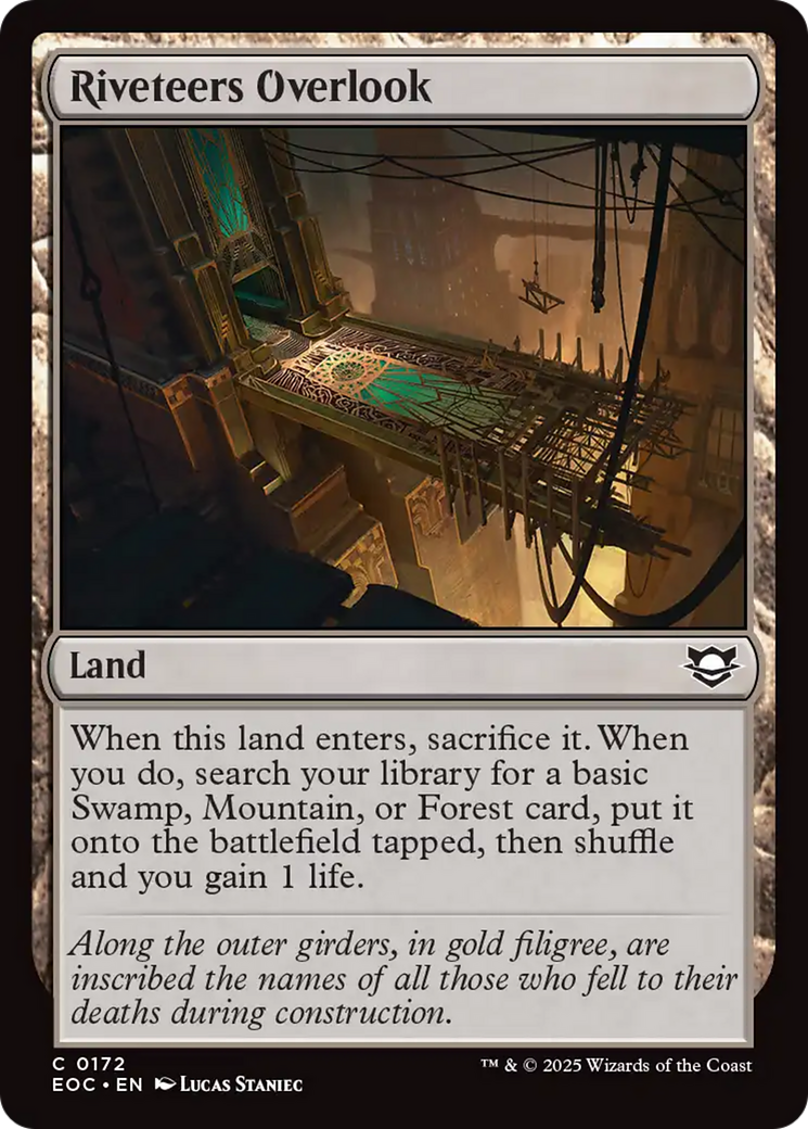 Riveteers Overlook [Edge of Eternities Commander] | I Want That Stuff Brandon