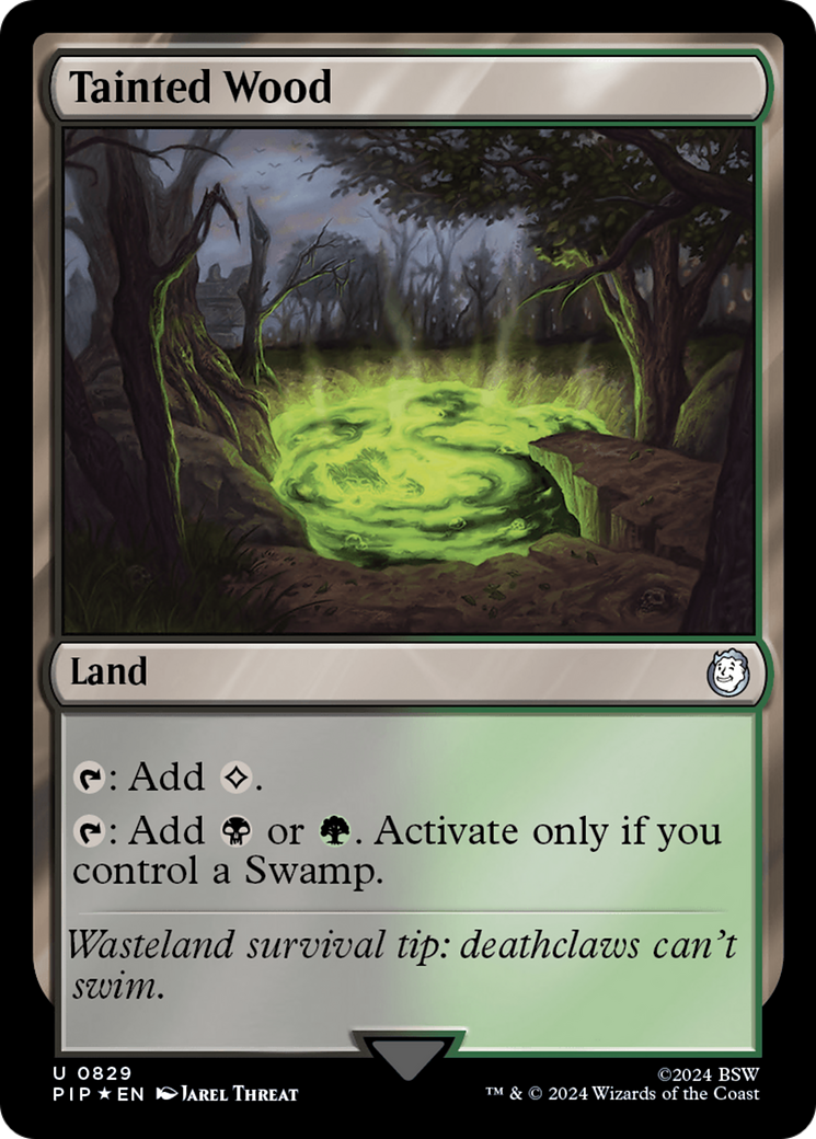 Tainted Wood (Surge Foil) [Fallout] | I Want That Stuff Brandon