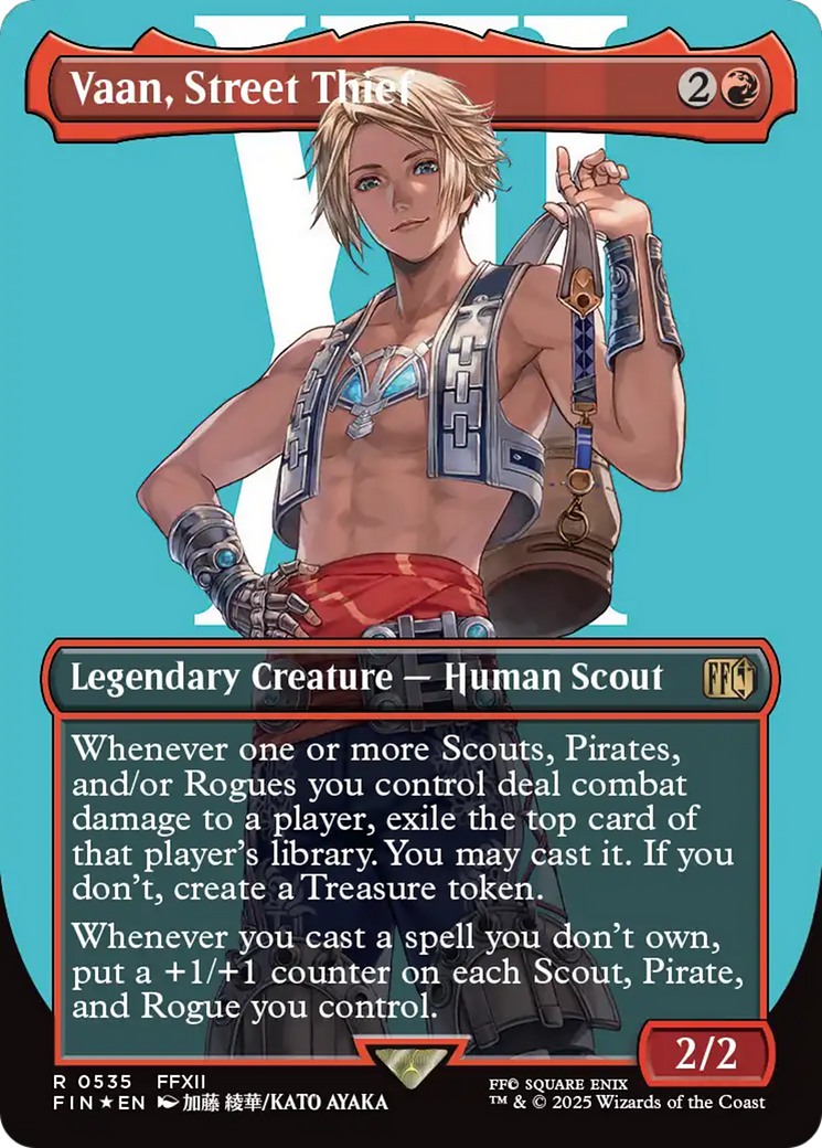 Vaan, Street Thief (Borderless) (Surge Foil) [FINAL FANTASY] | I Want That Stuff Brandon