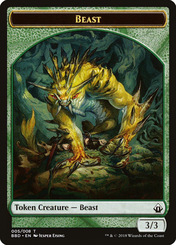 Beast Token [Battlebond Tokens] | I Want That Stuff Brandon