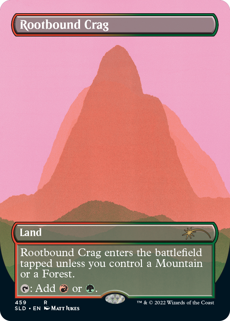 Rootbound Crag (Borderless) [Secret Lair Drop Series] | I Want That Stuff Brandon
