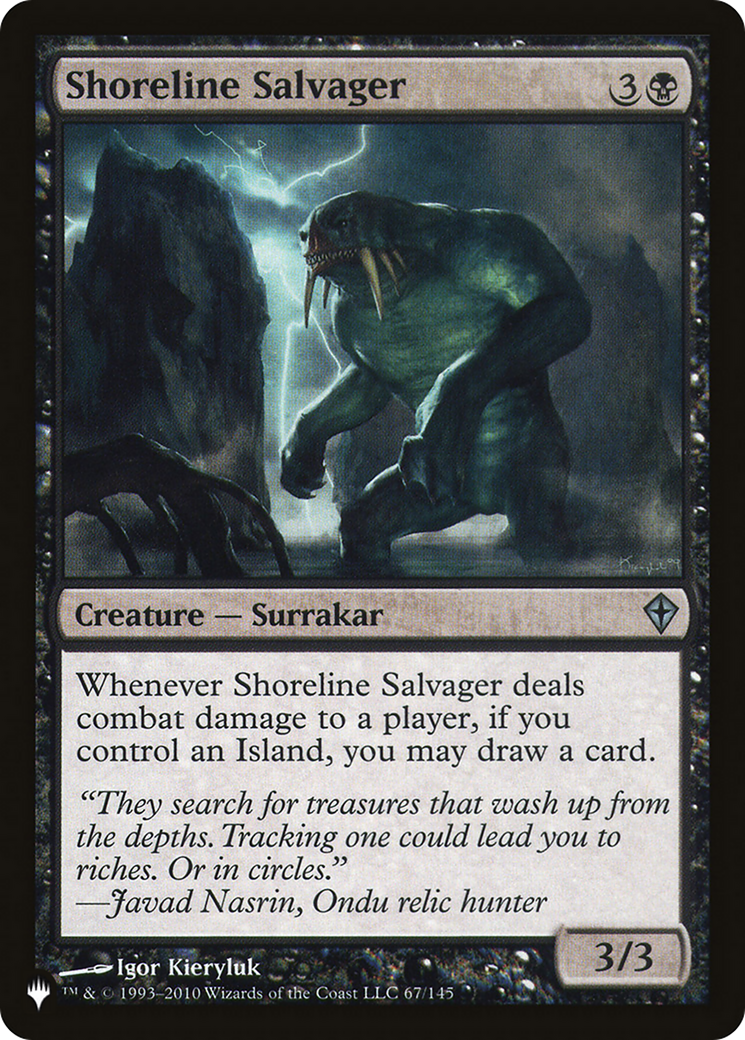 Shoreline Salvager [The List Reprints] | I Want That Stuff Brandon