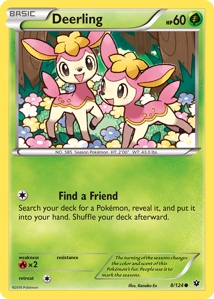 Deerling (8/124) [XY: Fates Collide] | I Want That Stuff Brandon