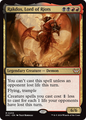 Rakdos, Lord of Riots [Duskmourn: House of Horror Commander] | I Want That Stuff Brandon