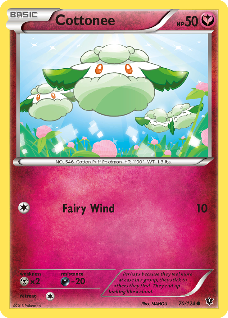 Cottonee (70/124) [XY: Fates Collide] | I Want That Stuff Brandon