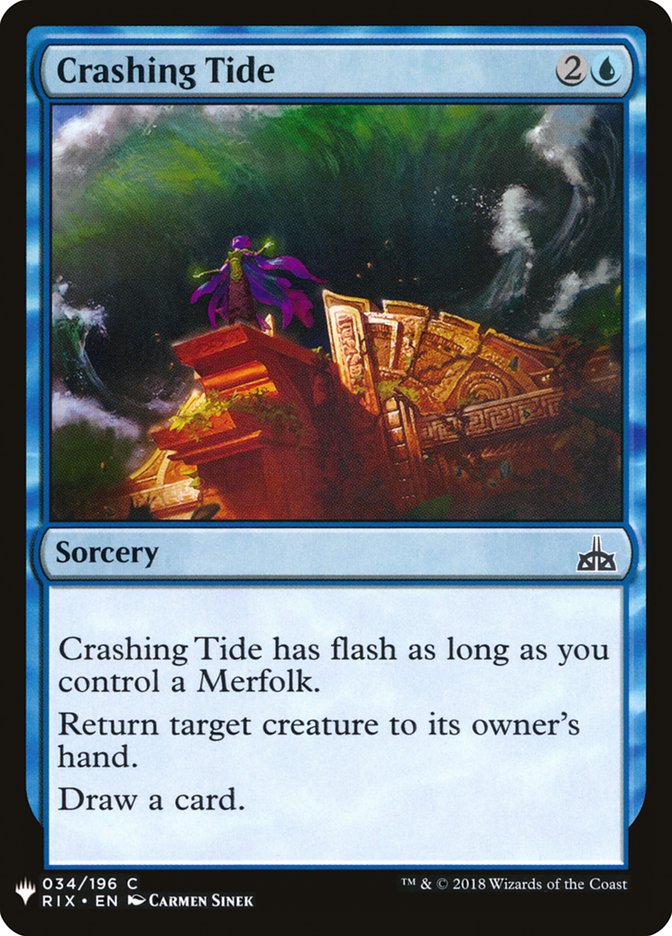 Crashing Tide [Mystery Booster] | I Want That Stuff Brandon