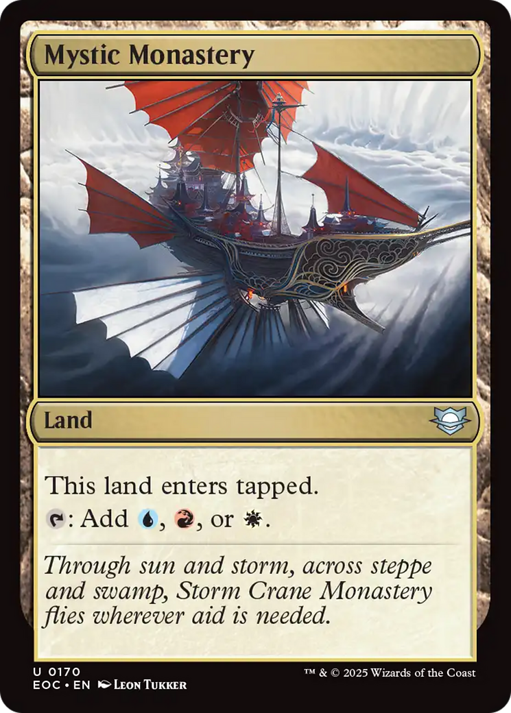 Mystic Monastery [Edge of Eternities Commander] | I Want That Stuff Brandon