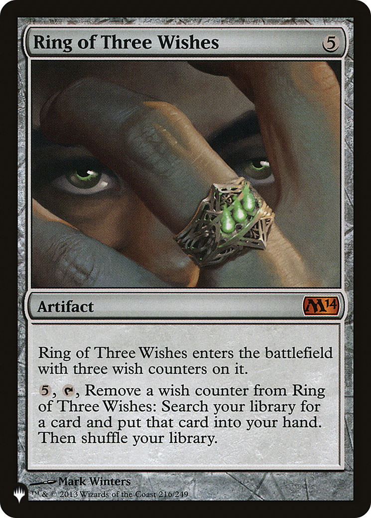 Ring of Three Wishes [The List] | I Want That Stuff Brandon