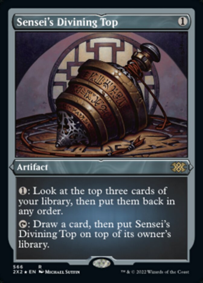 Sensei's Divining Top (Foil Etched) [Double Masters 2022] | I Want That Stuff Brandon