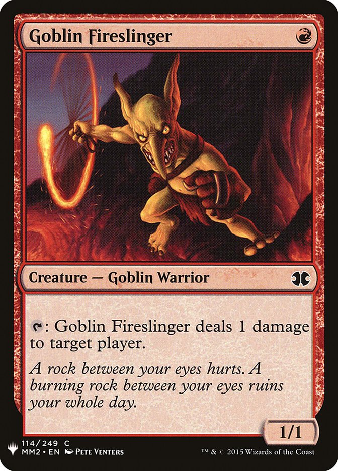 Goblin Fireslinger [Mystery Booster] | I Want That Stuff Brandon