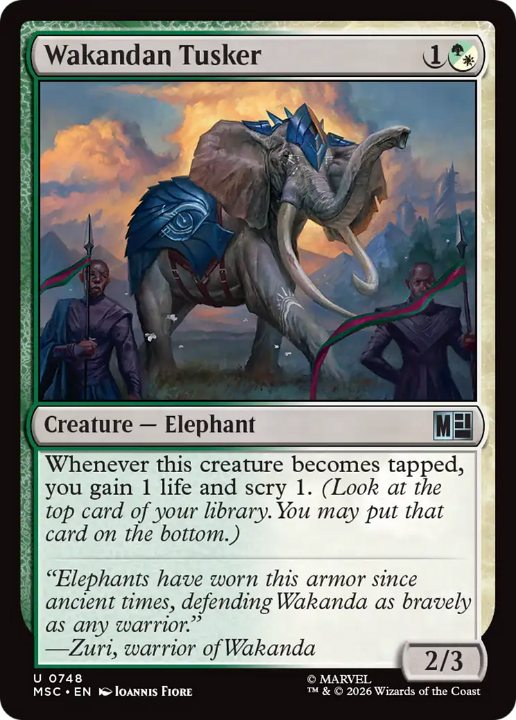 Wakandan Tusker [Marvel Super Heroes Commander] | I Want That Stuff Brandon