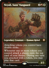 Neyali, Suns' Vanguard (Foil Etched) (Display Commander) [Phyrexia: All Will Be One Commander] | I Want That Stuff Brandon