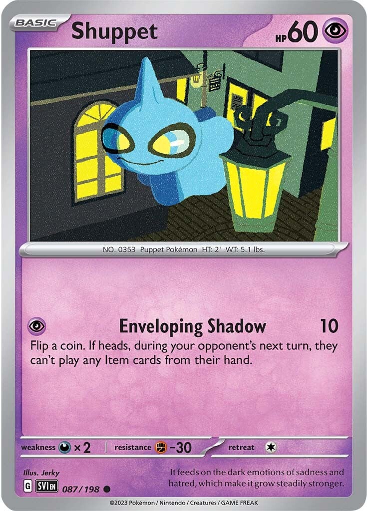 Shuppet (087/198) [Scarlet & Violet: Base Set] | I Want That Stuff Brandon