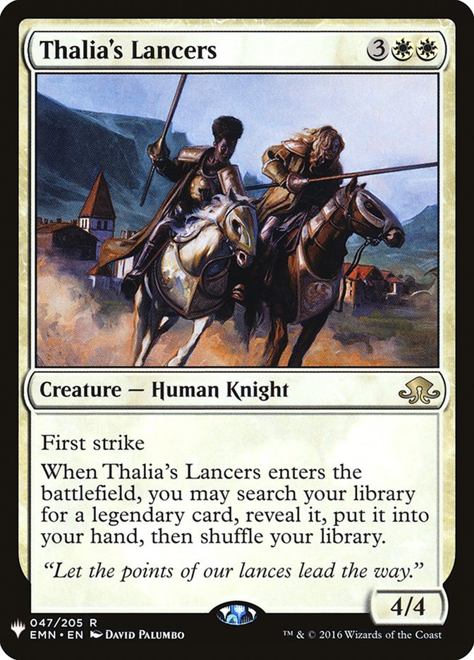 Thalia's Lancers [The List] | I Want That Stuff Brandon