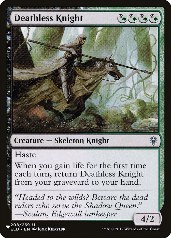 Deathless Knight [The List] | I Want That Stuff Brandon