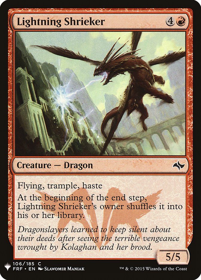 Lightning Shrieker [Mystery Booster] | I Want That Stuff Brandon