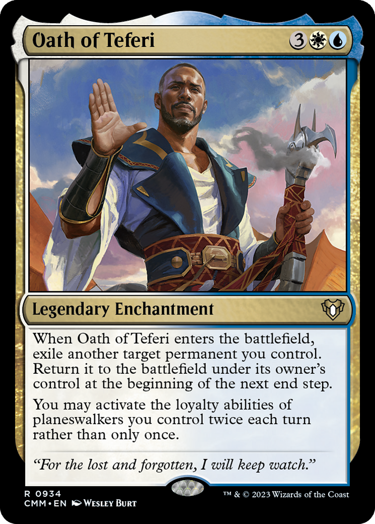 Oath of Teferi [Commander Masters] | I Want That Stuff Brandon