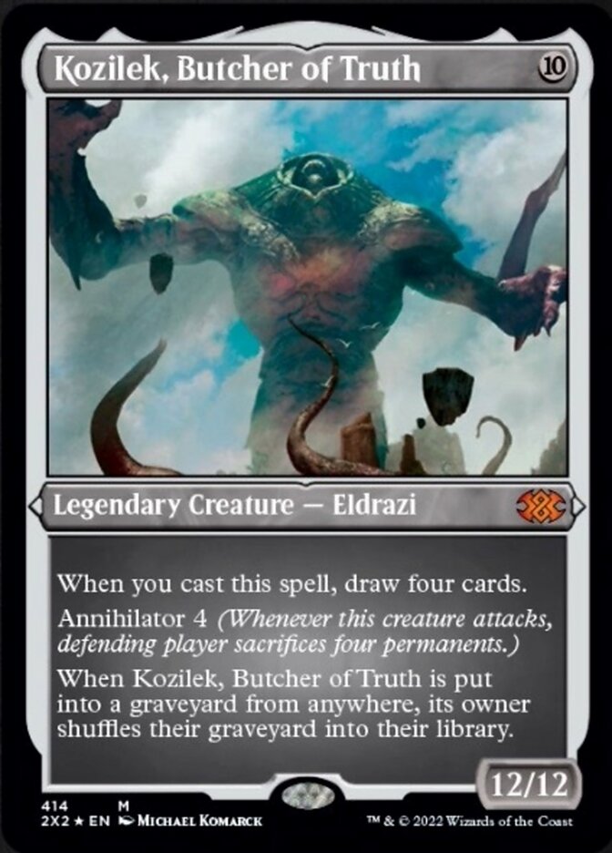 Kozilek, Butcher of Truth (Foil Etched) [Double Masters 2022] | I Want That Stuff Brandon