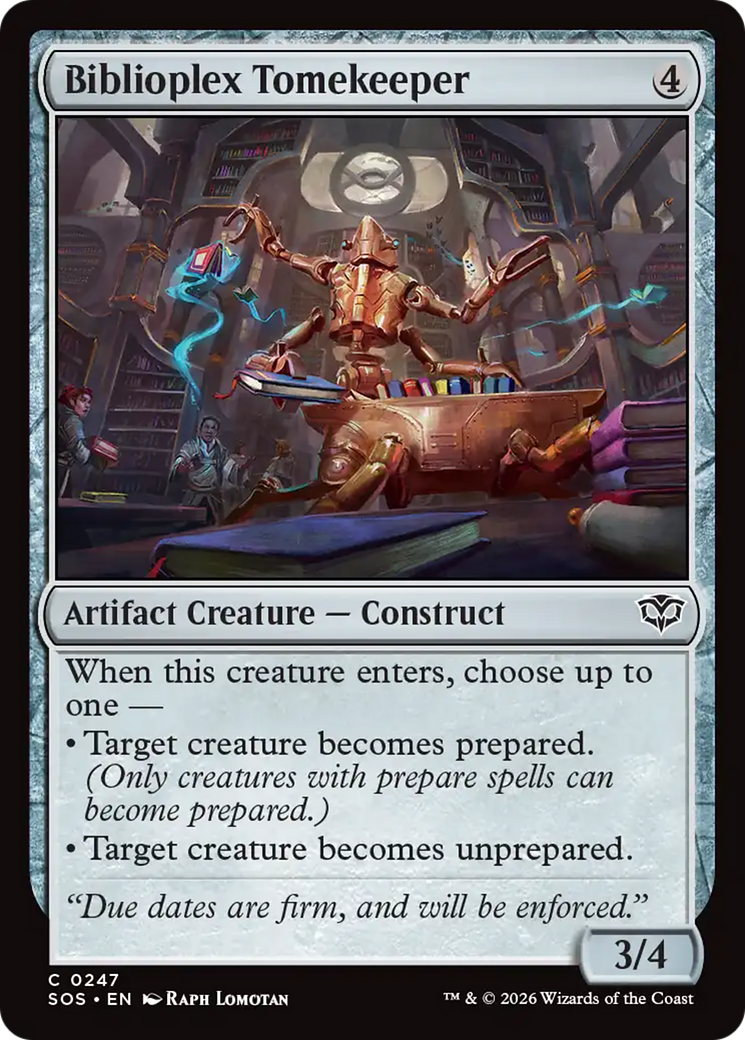 Biblioplex Tomekeeper [Secrets of Strixhaven] | I Want That Stuff Brandon