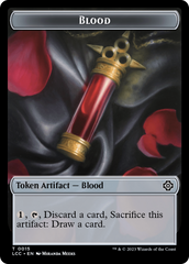 Blood // Vampire (0004) Double-Sided Token [The Lost Caverns of Ixalan Commander Tokens] | I Want That Stuff Brandon