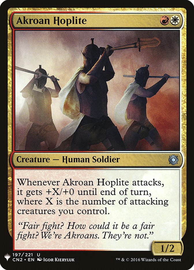 Akroan Hoplite [Mystery Booster] | I Want That Stuff Brandon