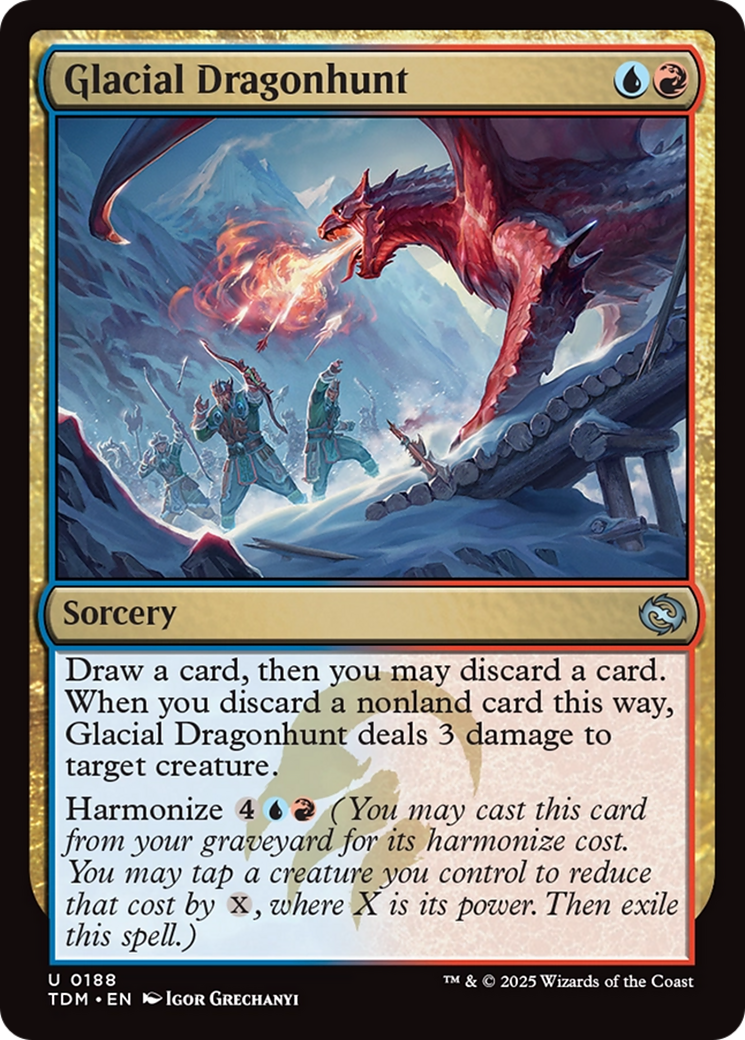 Glacial Dragonhunt [Tarkir: Dragonstorm] | I Want That Stuff Brandon
