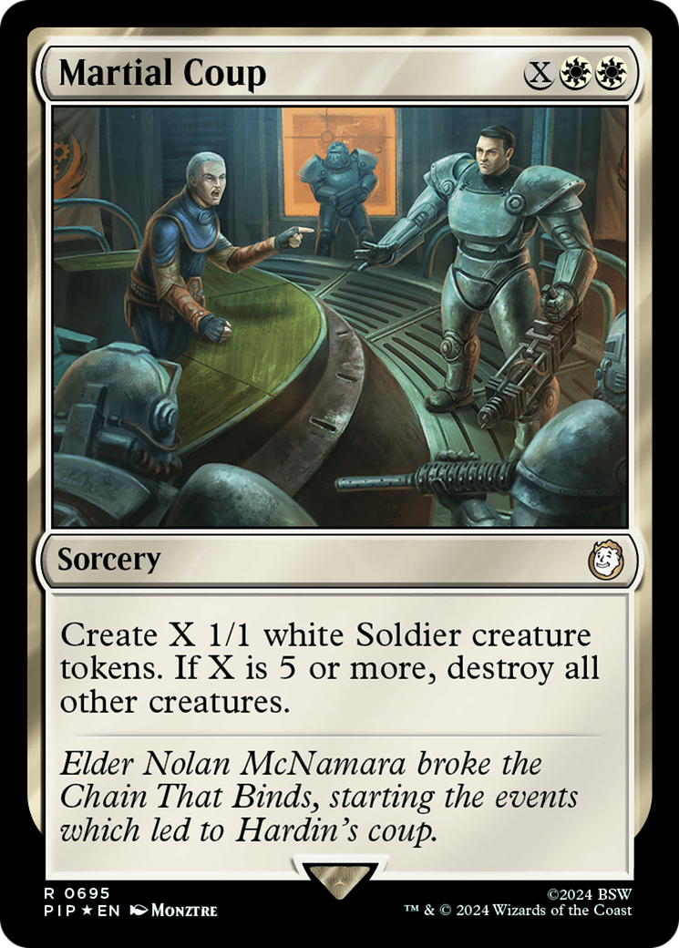 Martial Coup (Surge Foil) [Fallout] | I Want That Stuff Brandon