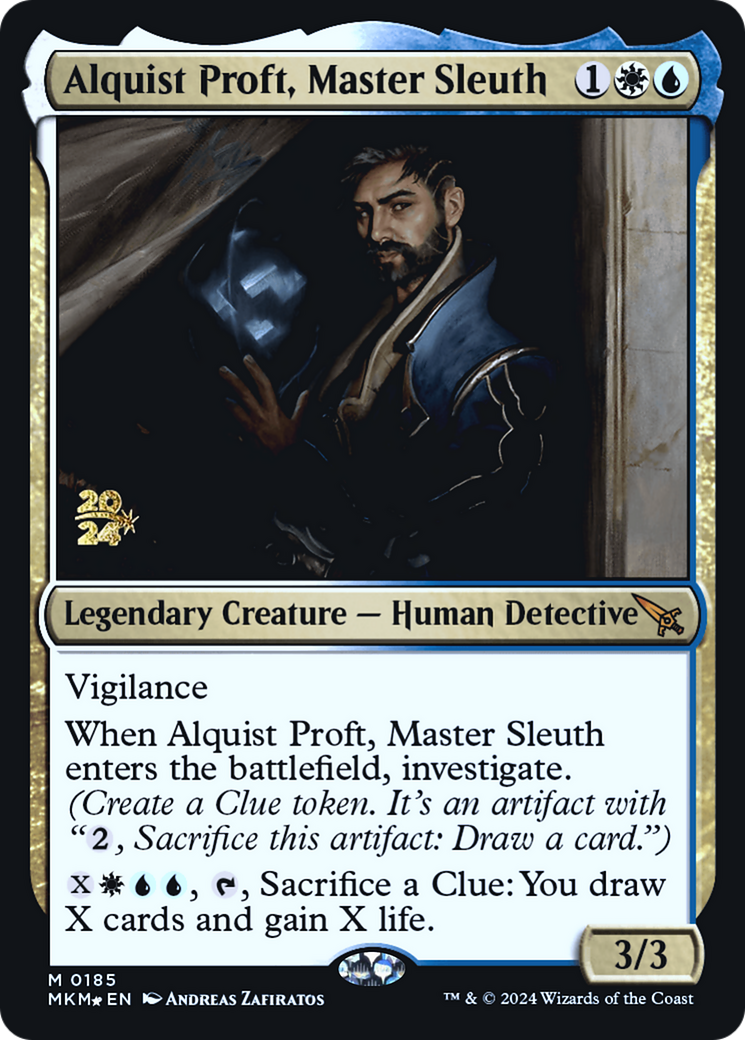 Alquist Proft, Master Sleuth [Murders at Karlov Manor Prerelease Promos] | I Want That Stuff Brandon