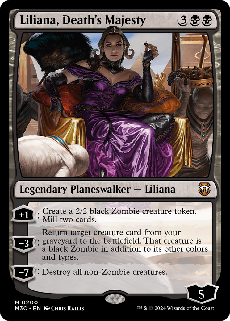 Liliana, Death's Majesty (Ripple Foil) [Modern Horizons 3 Commander] | I Want That Stuff Brandon