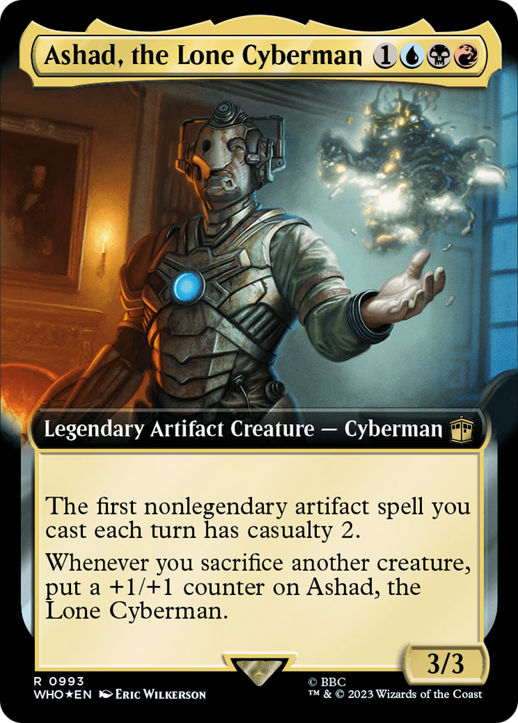 Ashad, the Lone Cyberman (Extended Art) (Surge Foil) [Doctor Who] | I Want That Stuff Brandon